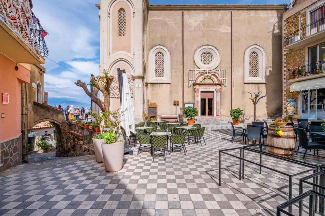 Апартаменти Castelmola Casa Chiocciola With Terraces Екстер'єр фото