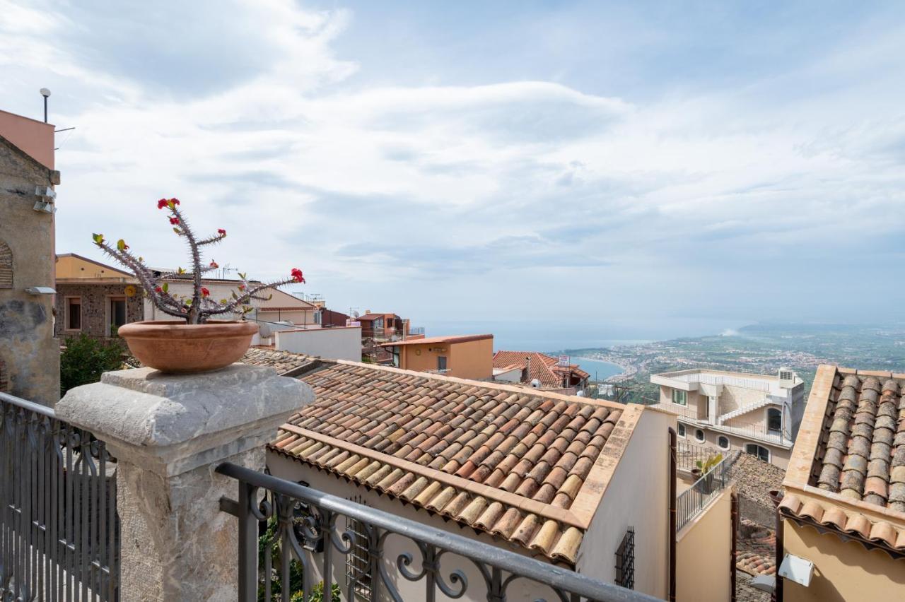 Апартаменти Castelmola Casa Chiocciola With Terraces Екстер'єр фото